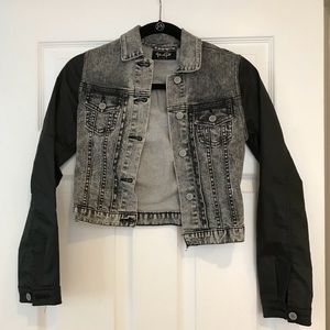 NWOT Brandy Melville denim and wax coat jacket